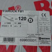 RockwoolFixrock FB1 120 mm-es szigetelőanyag 30 m2