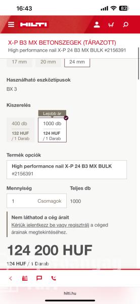 Hilti X-P 24 B3 MX BULK