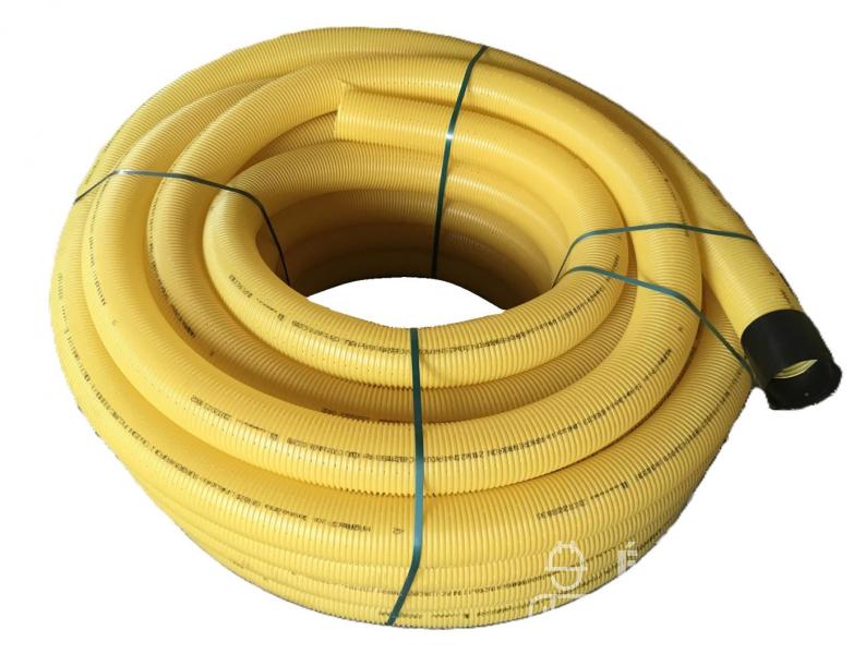 Dréncső - sárga harmonika - 10cm