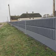 Zajvédő kerítéspanel